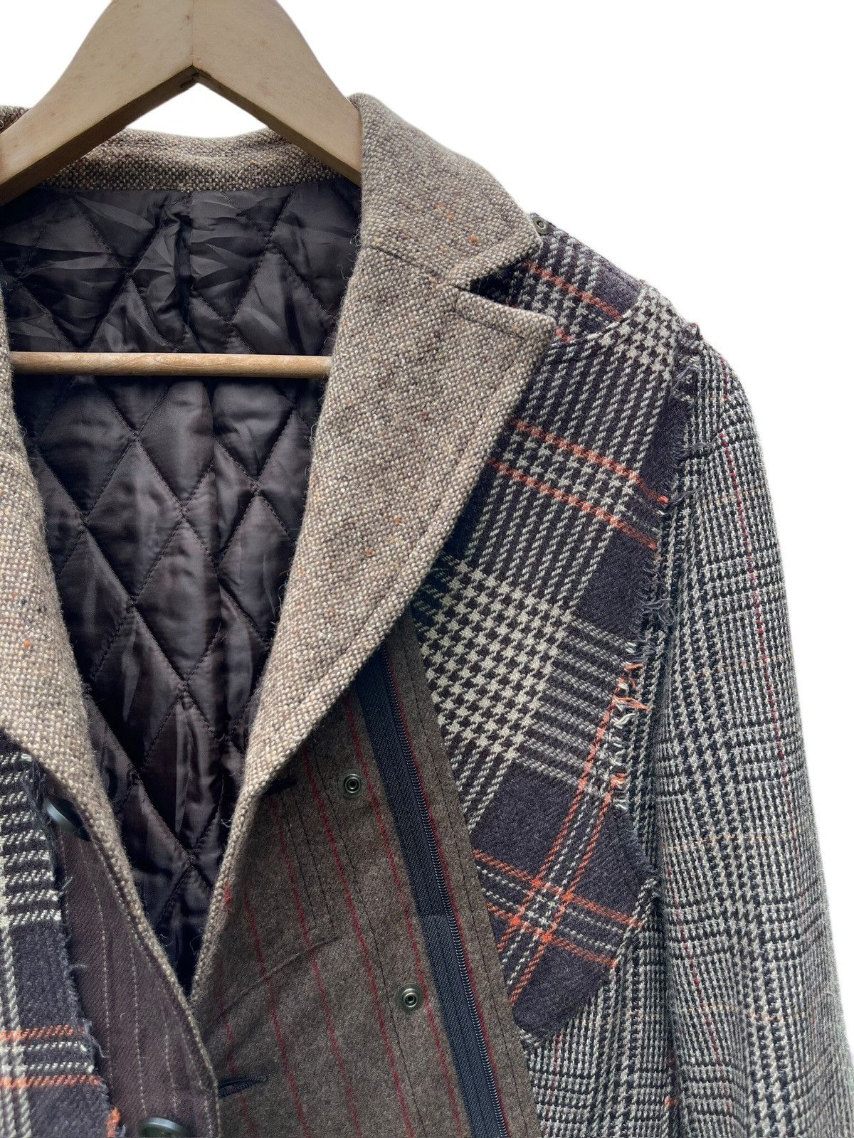 Japanese Brand Жизнь x Re B’2nd wool casual blazer jacket Size US M / EU 48-50 / 2 - 9 Thumbnail