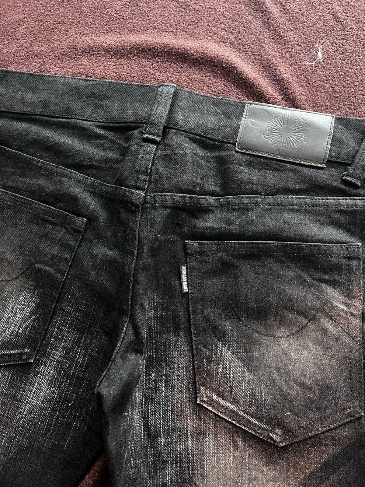 Tornado Mart TORNADO MART ACID SPRAY FLARE JEANS Size US 30 / EU 46 - 7 Thumbnail
