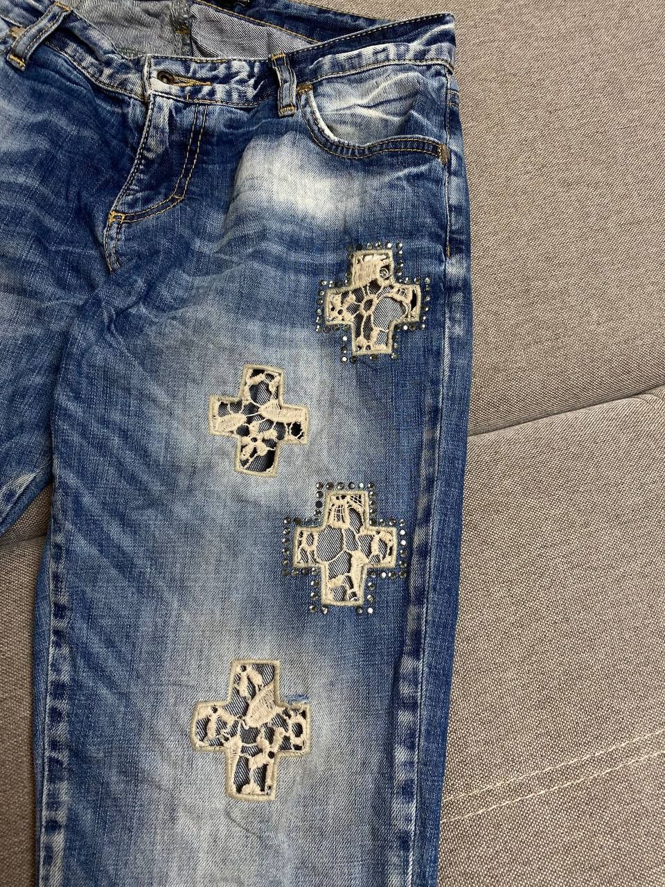 Japanese Brand × Vintage Vintage Japan Y2K Style stacked flared Distressed Camo Jeans Size US 28 / EU 44 - 9 Thumbnail