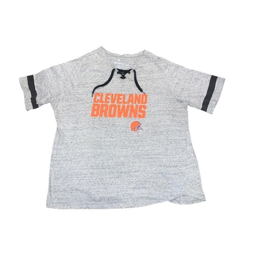 Other Cleveland Browns Football Top Short Sleeve Shirt Gray 3XL Size 3XL / US 20-22 - 5 Thumbnail