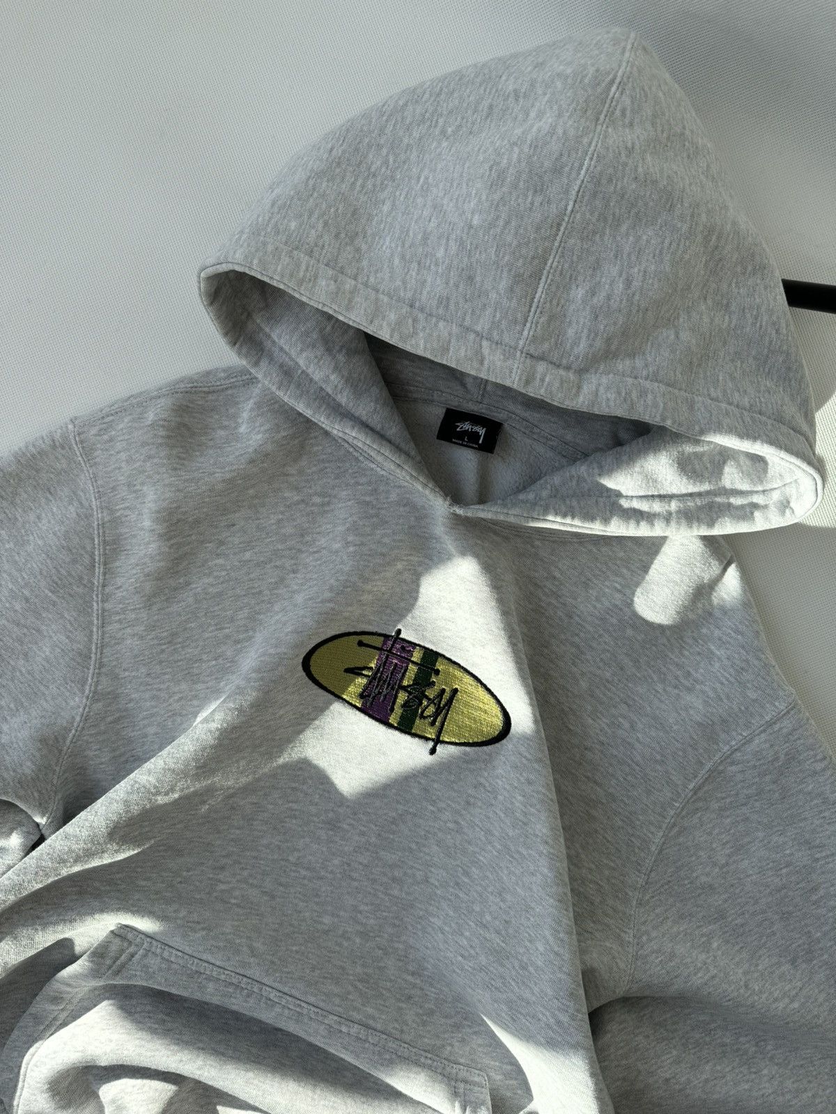 Stussy × Vintage STUSSY CENTER LOGO VINTAGE OVERSIZE HOODIE Size US XL / EU 56 / 4 - 9 Thumbnail