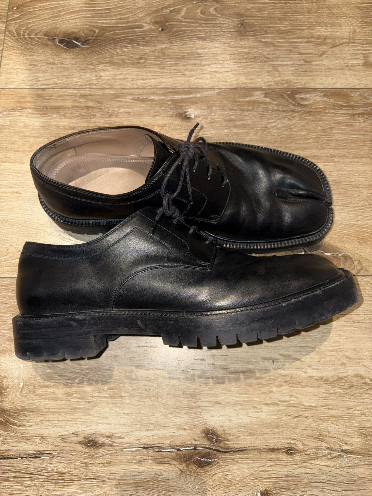 Maison Margiela Margiela Tabi Derby Lace Up Size US 12 / EU 45 - 10 Thumbnail