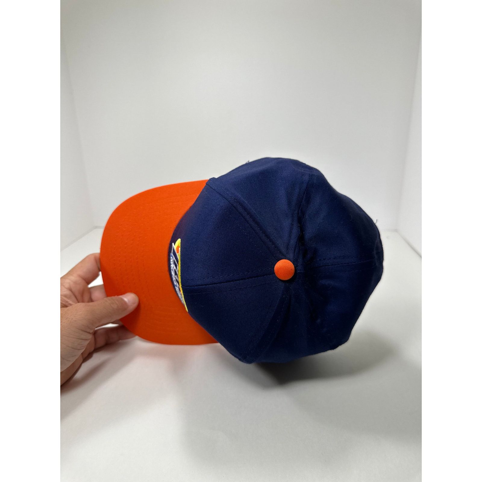 NASCAR × Vintage Vintage Tide Racing Nascar Two Tone 1990 NASCAR Snapback Hat Size ONE SIZE - 6 Thumbnail