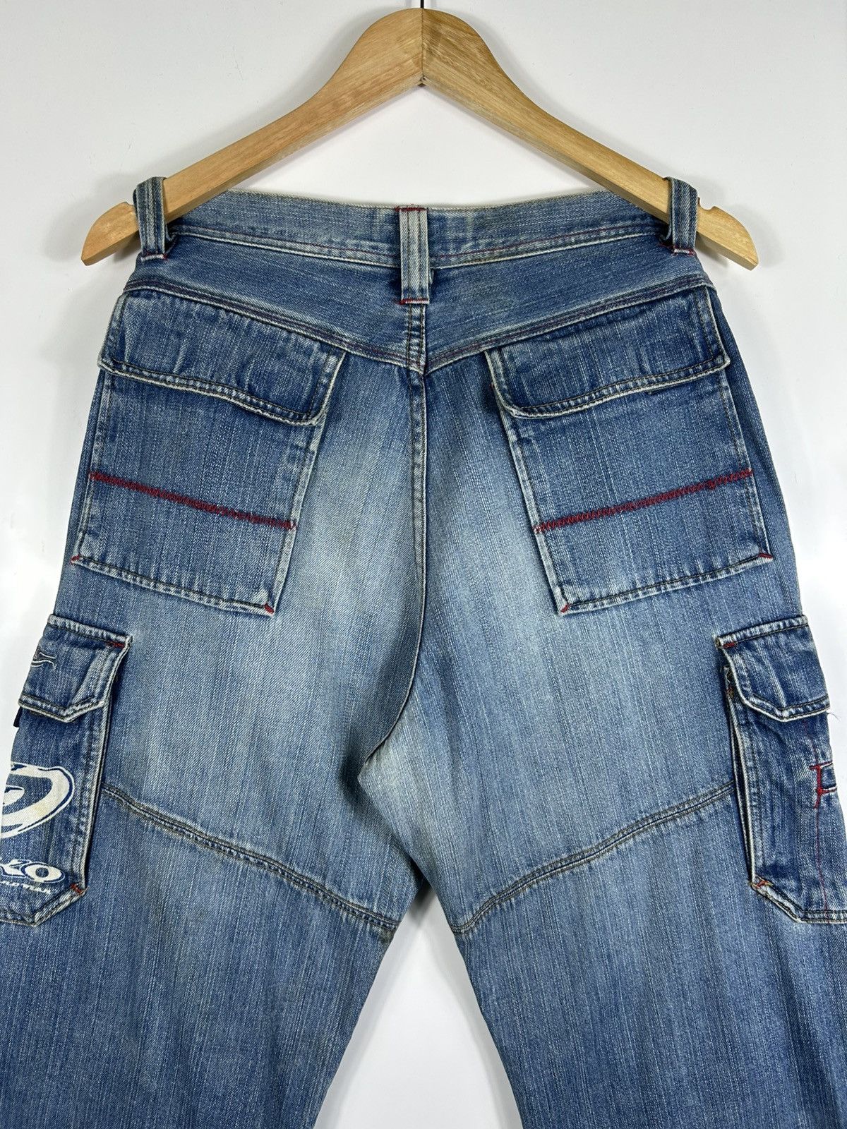 Vintage ⚡️Vintage Piko Hawaiian Cargo Loose Denim Size US 31 - 16 Thumbnail