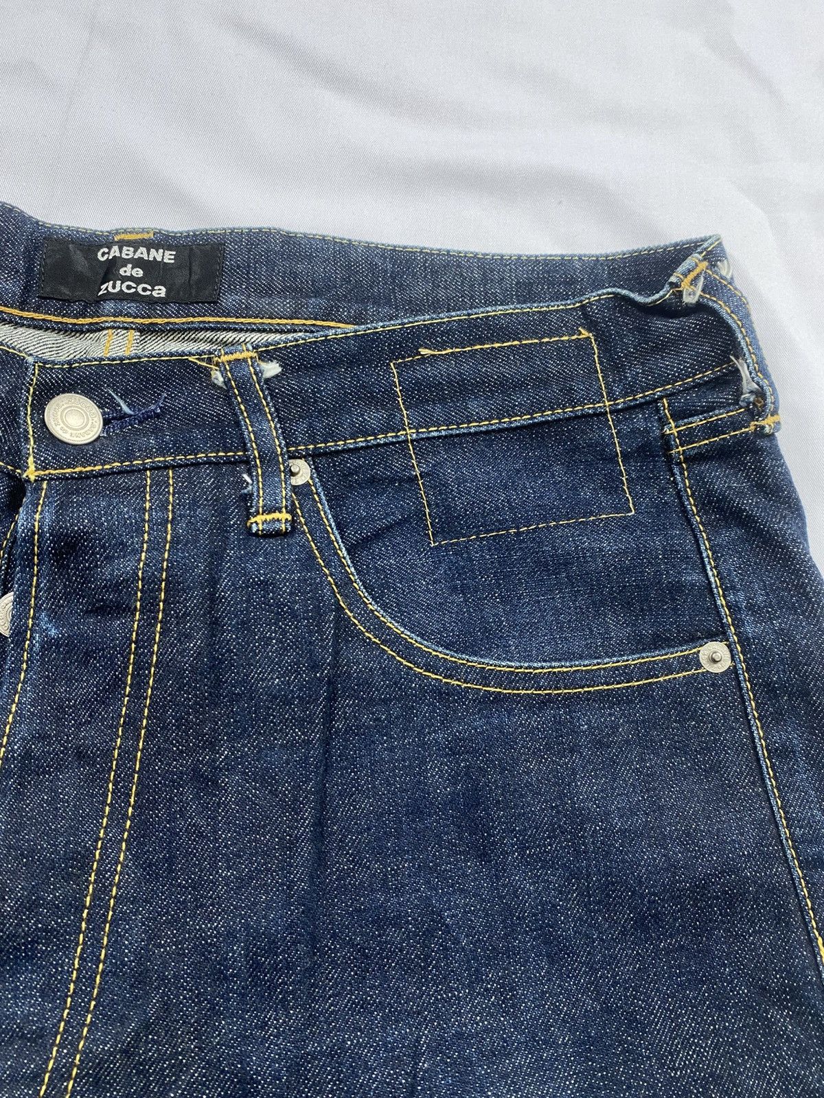 Issey Miyake Vintage Denim Issey Miyake Cabane The Zucca Selvedge Size US 31 - 5 Thumbnail