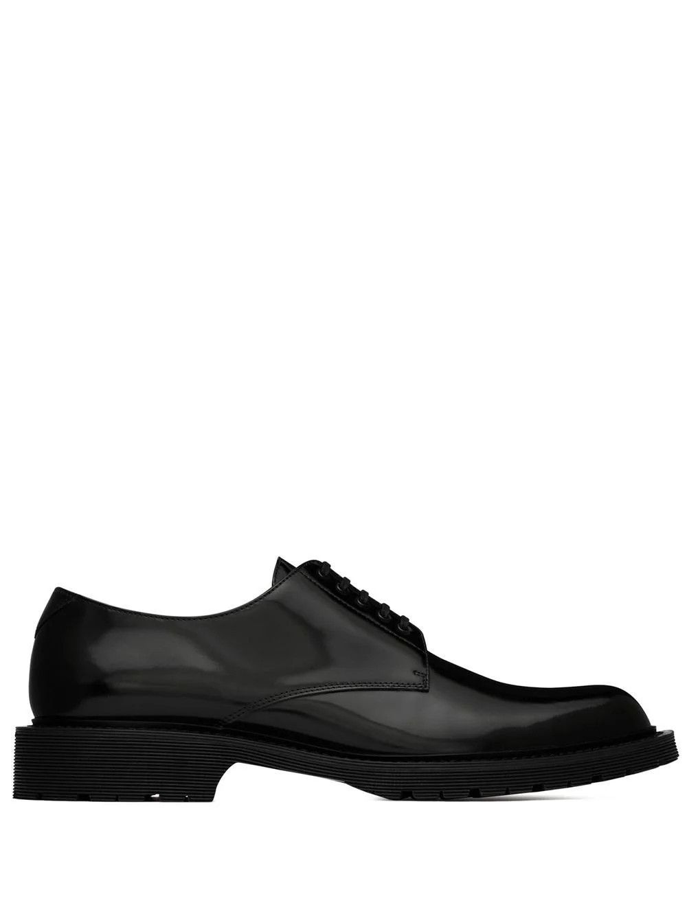 Saint Laurent Paris o1bcso1str0724 Army Derbies Shoe in Black Size US 7 / EU 40 - 3 Thumbnail