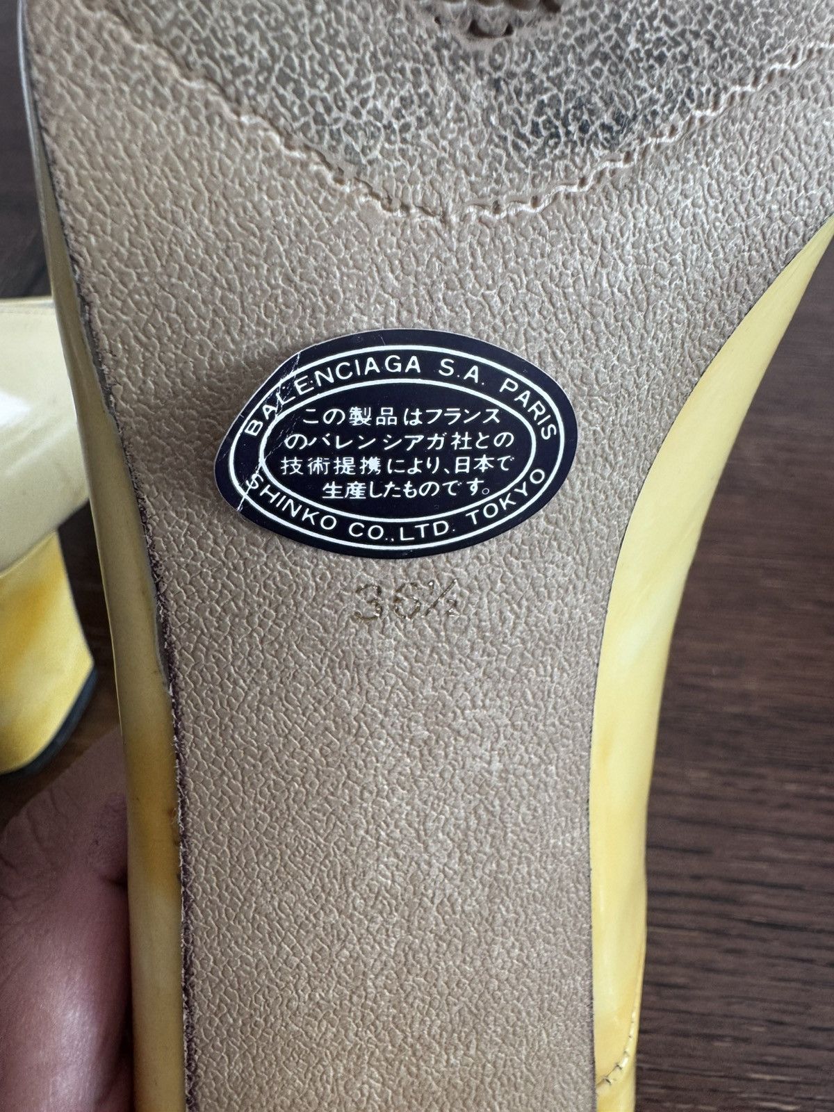 Balenciaga Balenciaga Yellow Heels Size US 6.5 / IT 36.5 - 5 Thumbnail