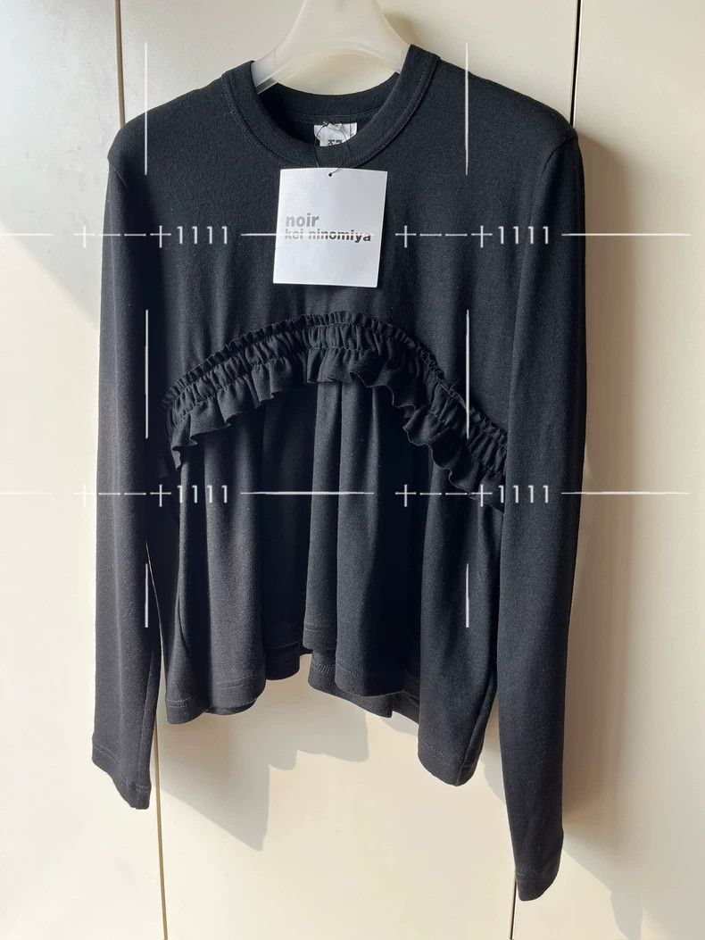 Comme des Garcons Comme Des Garcons Ninomiya Kiki Ruffle Knit Sweater Size XS / US 0-2 / IT 36-38 - 3 Thumbnail