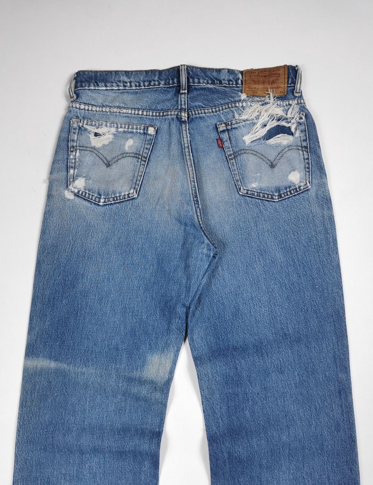 Levi's Distressed Vintage Levis 515 Denim Jeans Size US 33 - 1 Thumbnail
