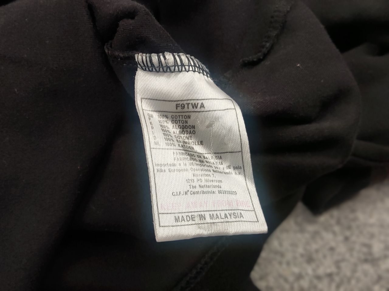 Nike Vintage 90's Nike Logo mock check Long sleeve sweatshirt Size US L / EU 52-54 / 3 - 11 Thumbnail