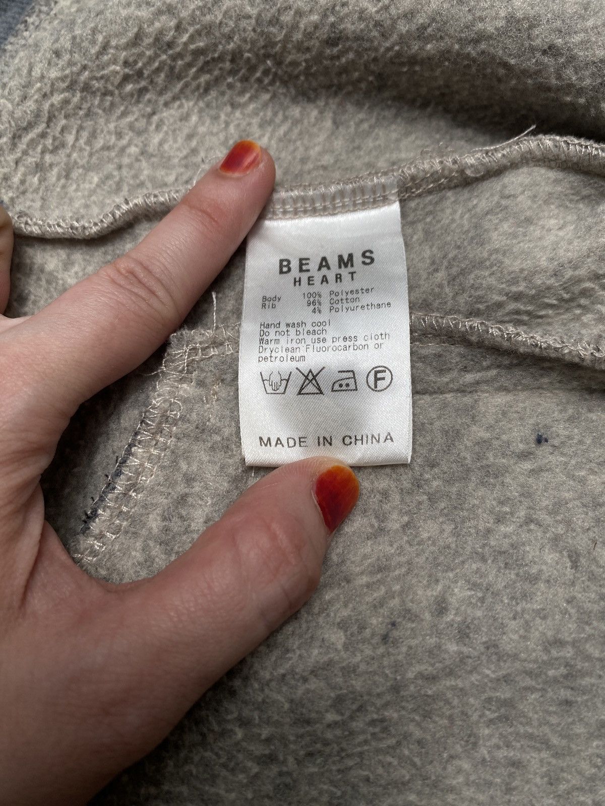 Beams Plus × Japanese Brand × Vintage Vintage Japanese Brand Beams Heart Zipper Hoodie 1990s Size US M / EU 48-50 / 2 - 7 Thumbnail