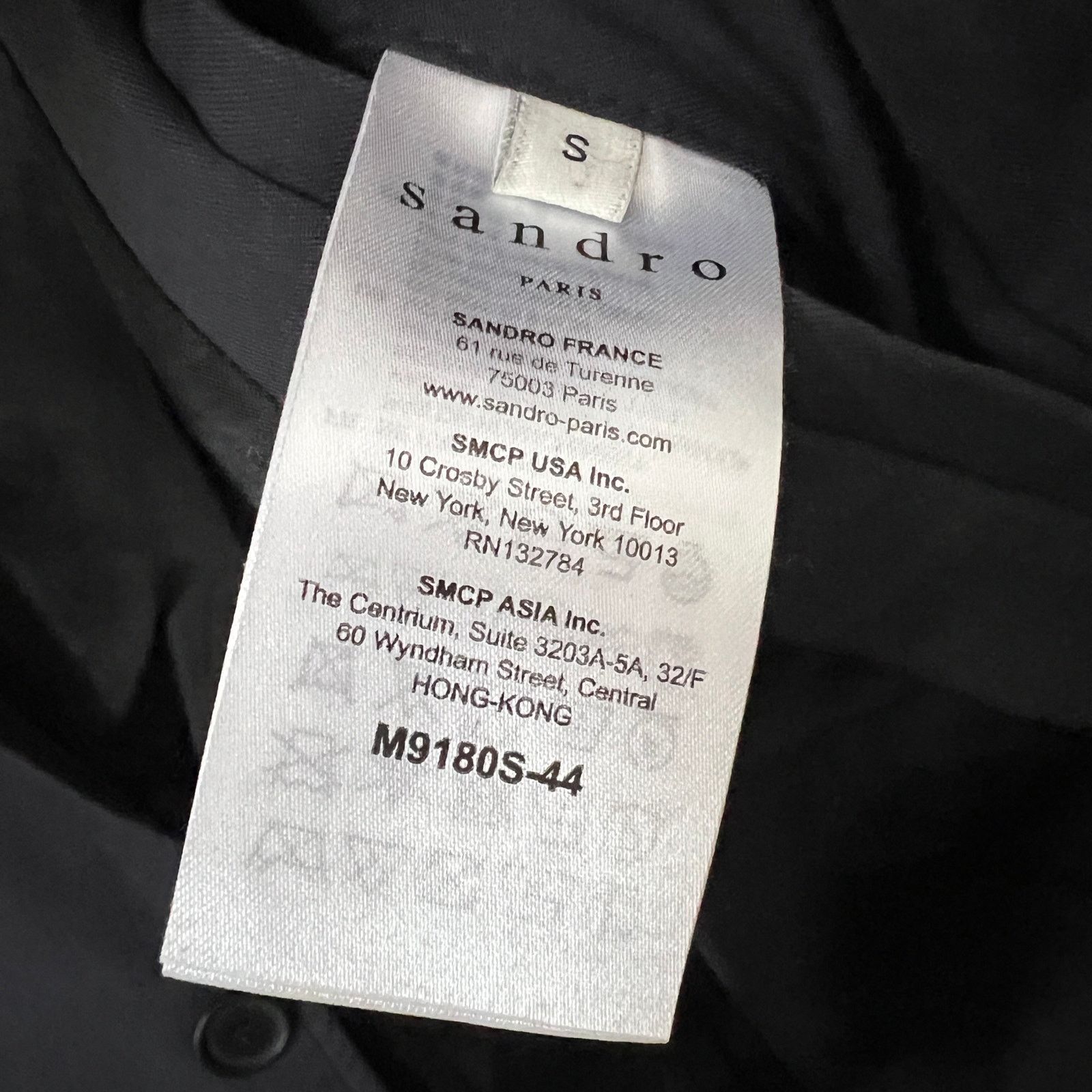 Sandro Sandro Men's Navy Blue Lightweight Trench Coat Size S Size US S / EU 44-46 / 1 - 9 Thumbnail