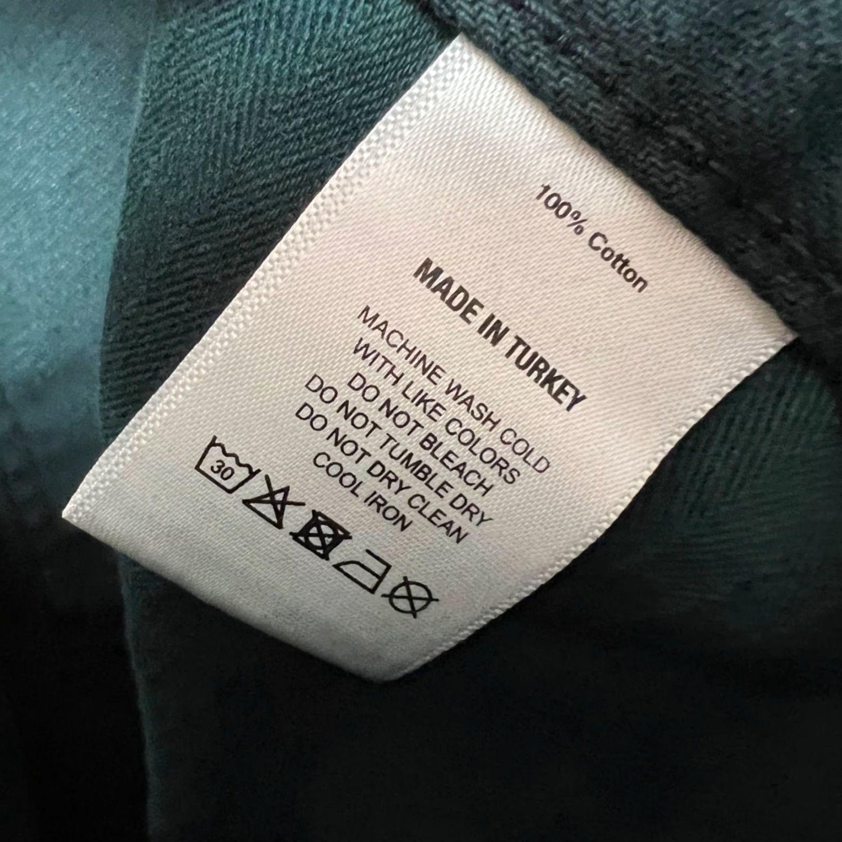 Vintage Hockey Mens Size 32 Green Carpenter Pants - 100% Cotton Workwear Straight Leg, Flat Front, Inseam 30, Vintage/Used, Mens Size US 32 / EU 48 - 4 Thumbnail
