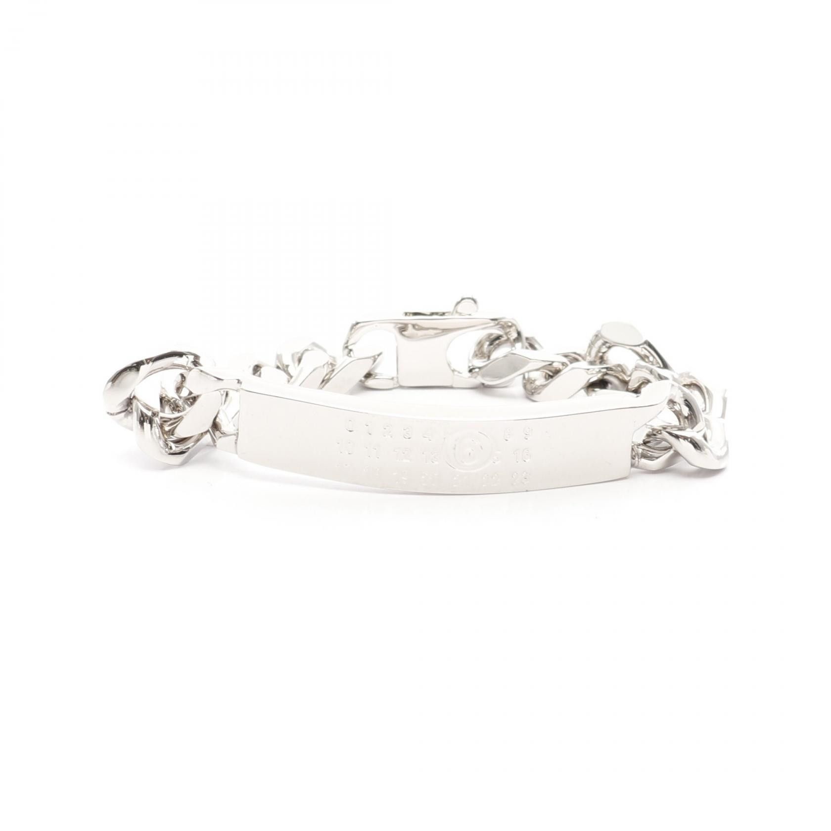 【Maison Margiela】SM1UY0051 SV0091 Maison Margiela Silver 925 Logo Bangle SM1UY0051 SV0091 12.6