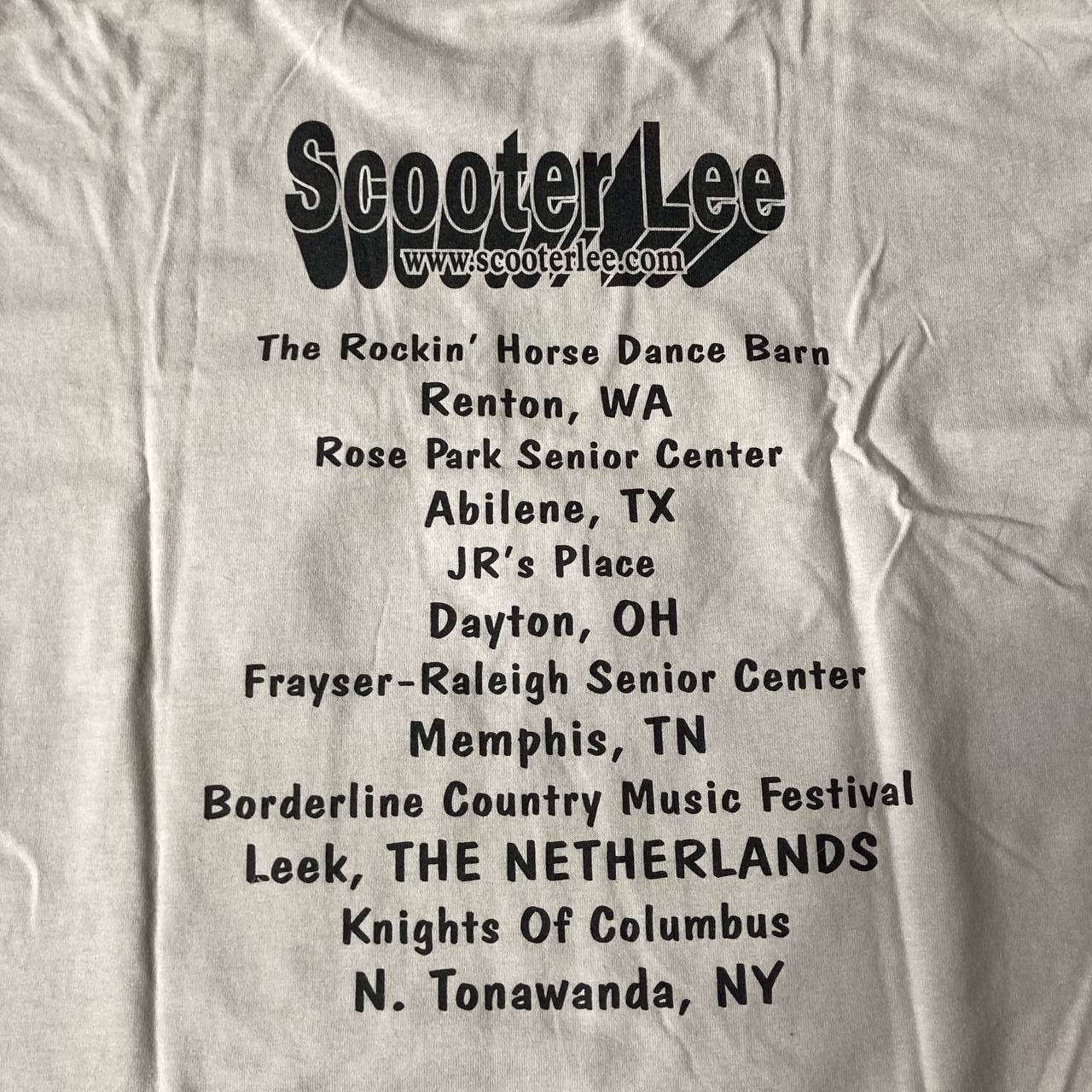 Band Tees Vintage Scooter Lee Blues Country Folk Rock Band Tour Tee Size US L / EU 52-54 / 3 - 5 Thumbnail