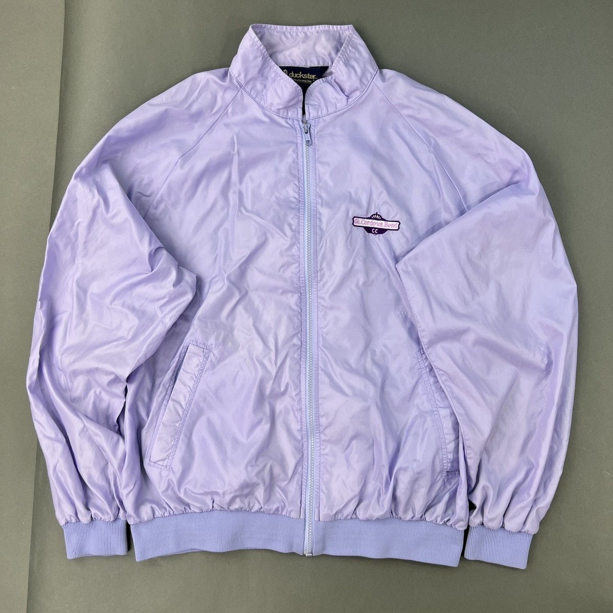 Other 1980s Vintage Pastel Purple Zip Up Jacket Size US M / EU 48-50 / 2 - 1 Thumbnail