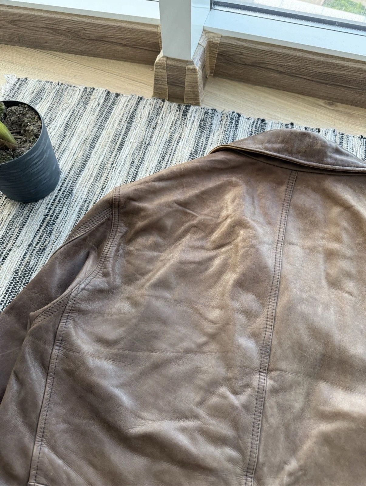 Timberland VINTAGE TIMBERLAND LEATHER COAT MENS WEATHERGEAR CASUALJAKET Size US L / EU 52-54 / 3 - 18 Thumbnail