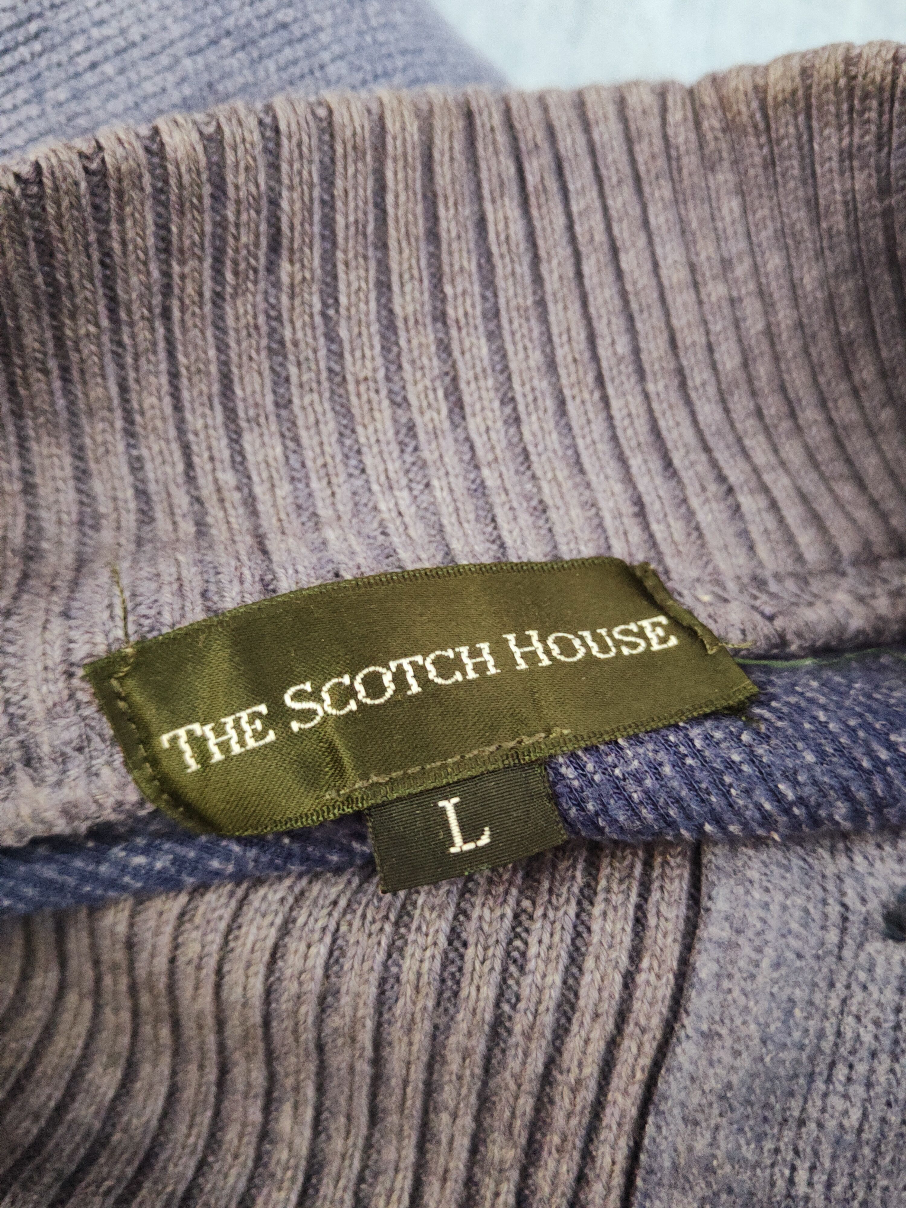 Japanese Brand × Vintage The Scotch House Blue Knitwear Long Sleeve T-shirts Size US L / EU 52-54 / 3 - 12 Thumbnail