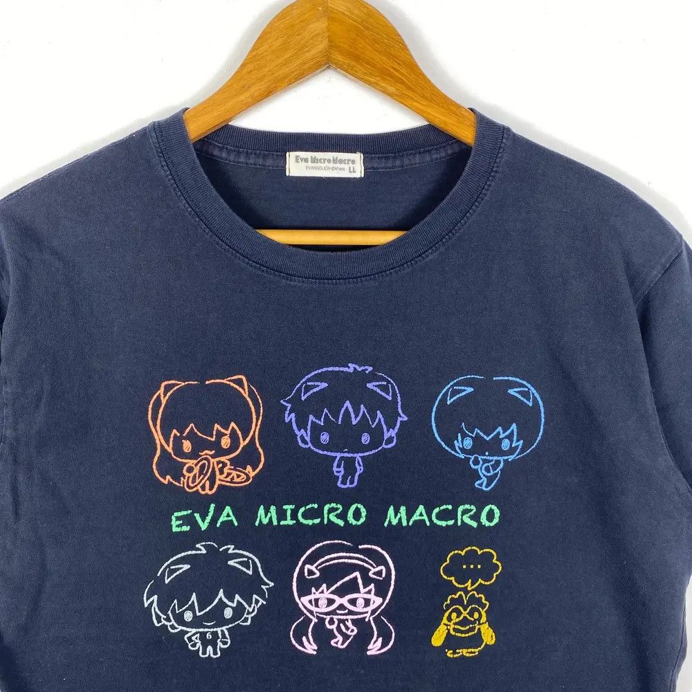 Anime EVA MICRO MACRO Evangelion Chibi Graphic Tee Shirt Large Size US L / EU 52-54 / 3 - 2 Thumbnail