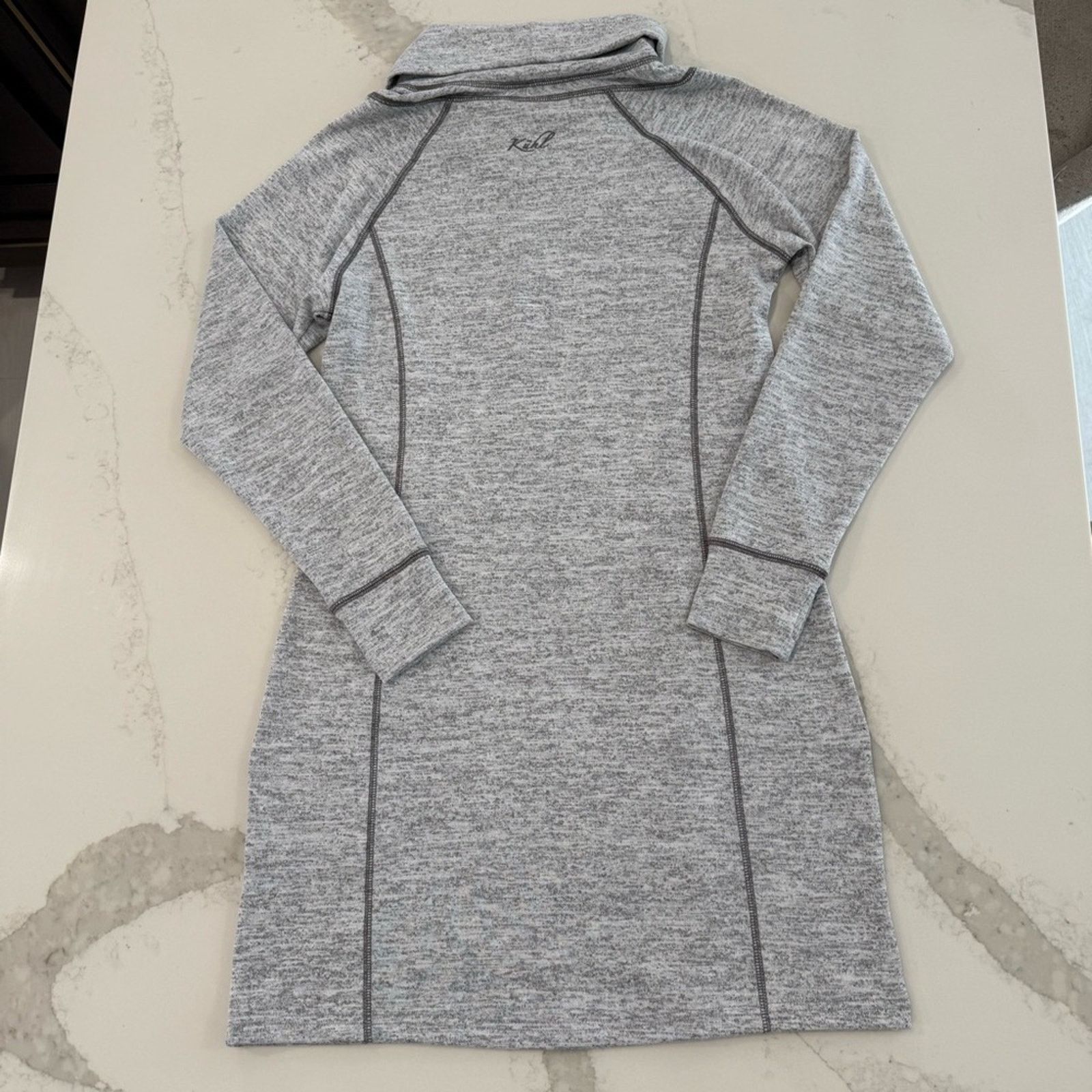 Kuhl Kuhl Lea Cowl Neck Knit Sweater Dress Womens Medium Gray Size M / US 6-8 / IT 42-44 - 8 Thumbnail