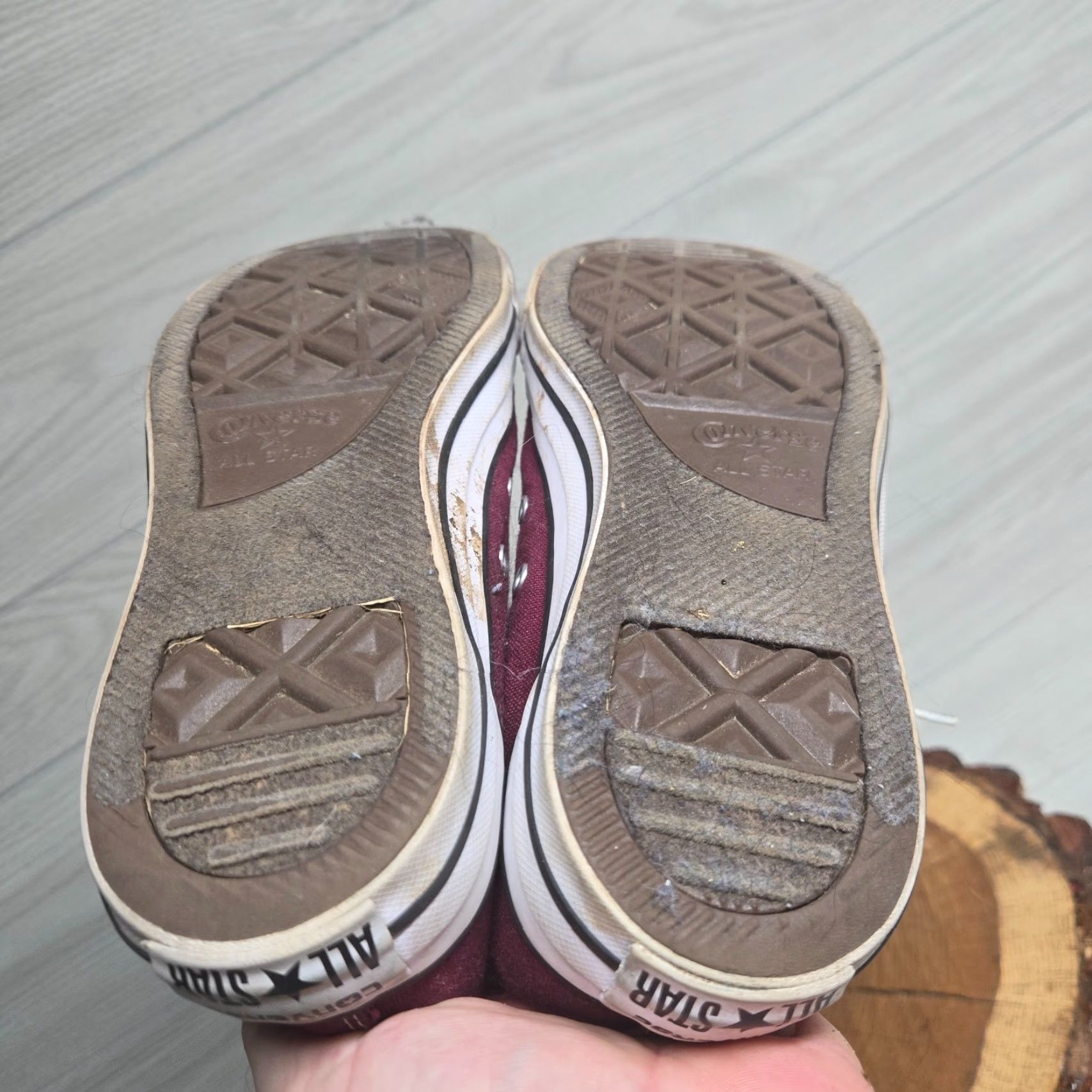 Converse Converse CTAS Low Top Shoes Women's 10.5 Canvas Lace Up Sneakers Maroon White Casual Vintage No Red Size L / US 10 / IT 46 - 6 Thumbnail