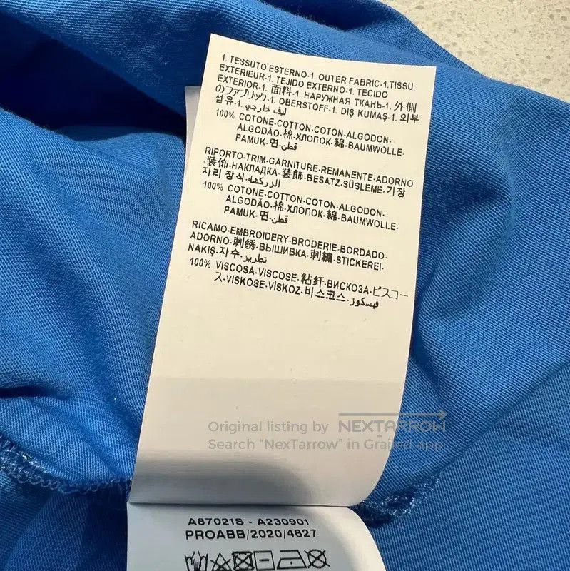 Versace Versace Summer Light Blue Cotton Embroidered Tee . Size US M / EU 48-50 / 2 - 8 Thumbnail
