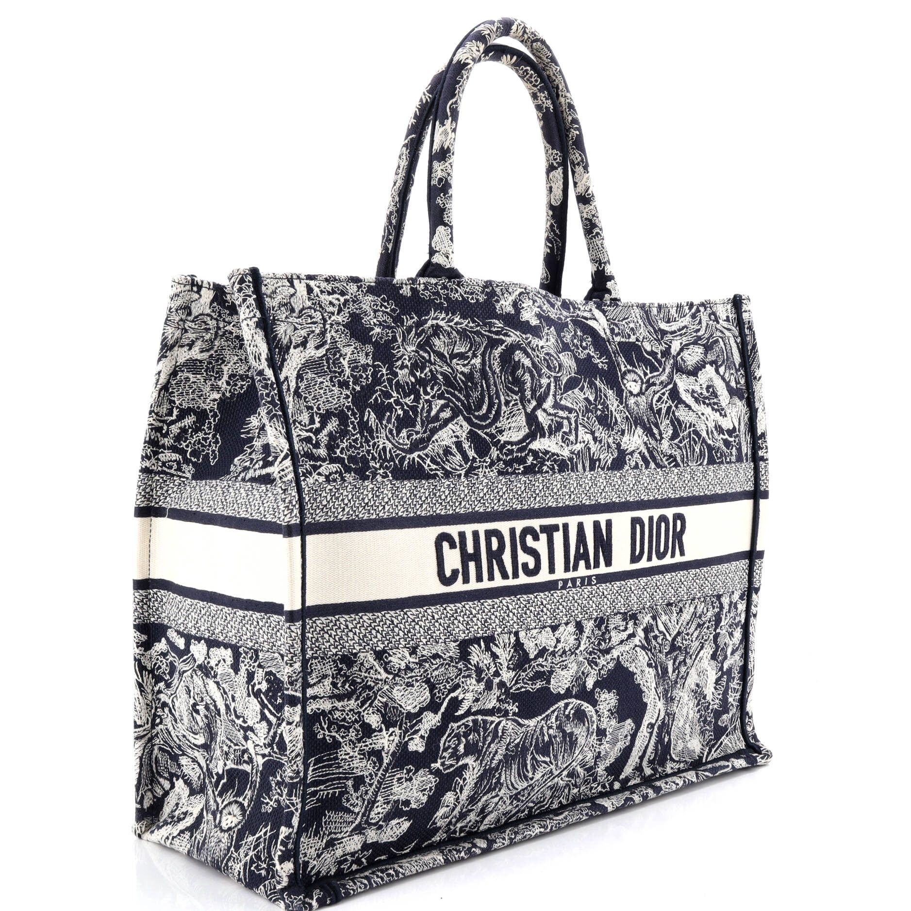 Dior Book Tote Embroidered Canvas Large Size ONE SIZE - 1 Thumbnail