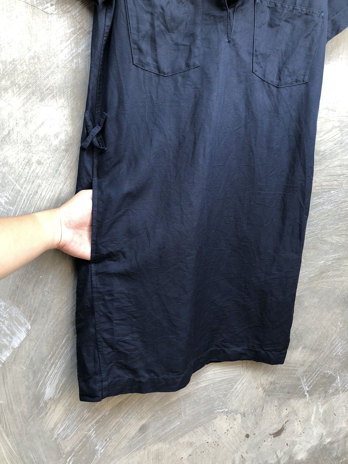 Lacoste Lacoste Women Navy Midi Dress Size XS / US 0-2 / IT 36-38 - 8 Thumbnail