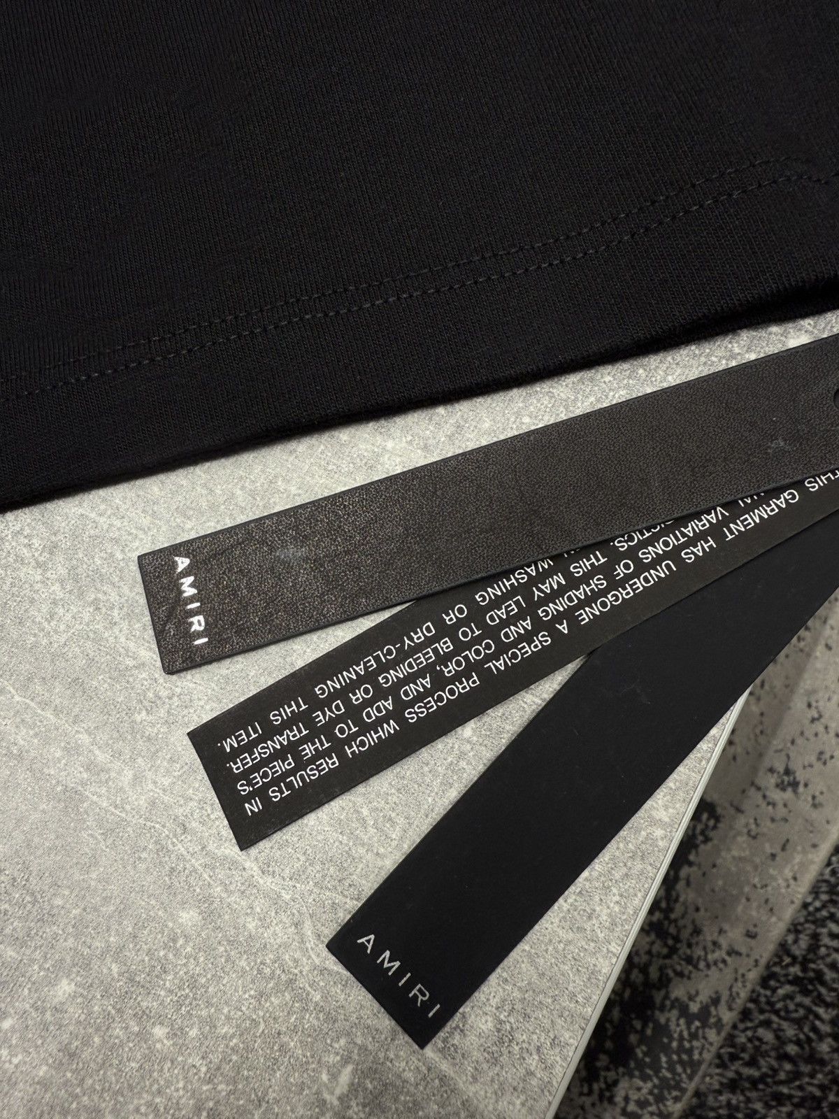 Amiri Pegasus Script Logo Tee Black Size US M / EU 48-50 / 2 - 9 Thumbnail