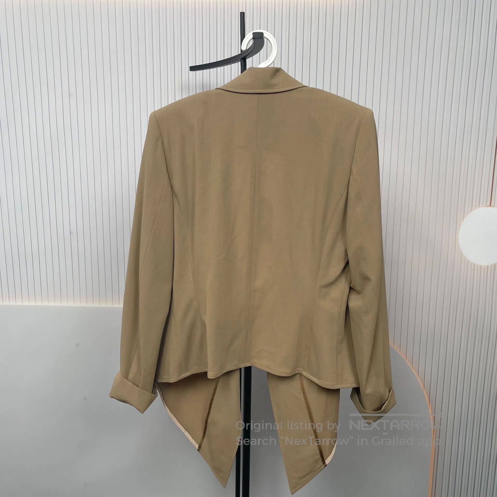 Hermes Hermes Khaki long-sleeve blazer| Size S / US 4 / IT 40 - 2 Thumbnail