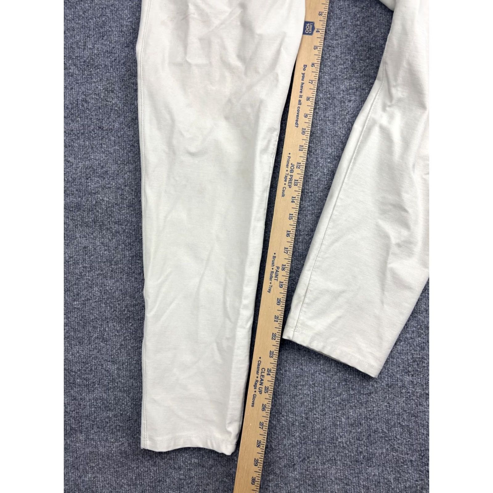 Lululemon Lululemon Mens Small Jogger Pants White Twill Elastic Waist Pockets Zip Pocket Size US 29 - 5 Thumbnail