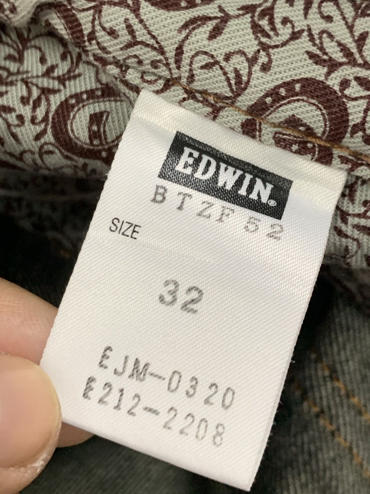 Edwin 💥BEST OFFER 💥 Edwin 503 blue trip nice faded black. Size US 33 - 7 Thumbnail