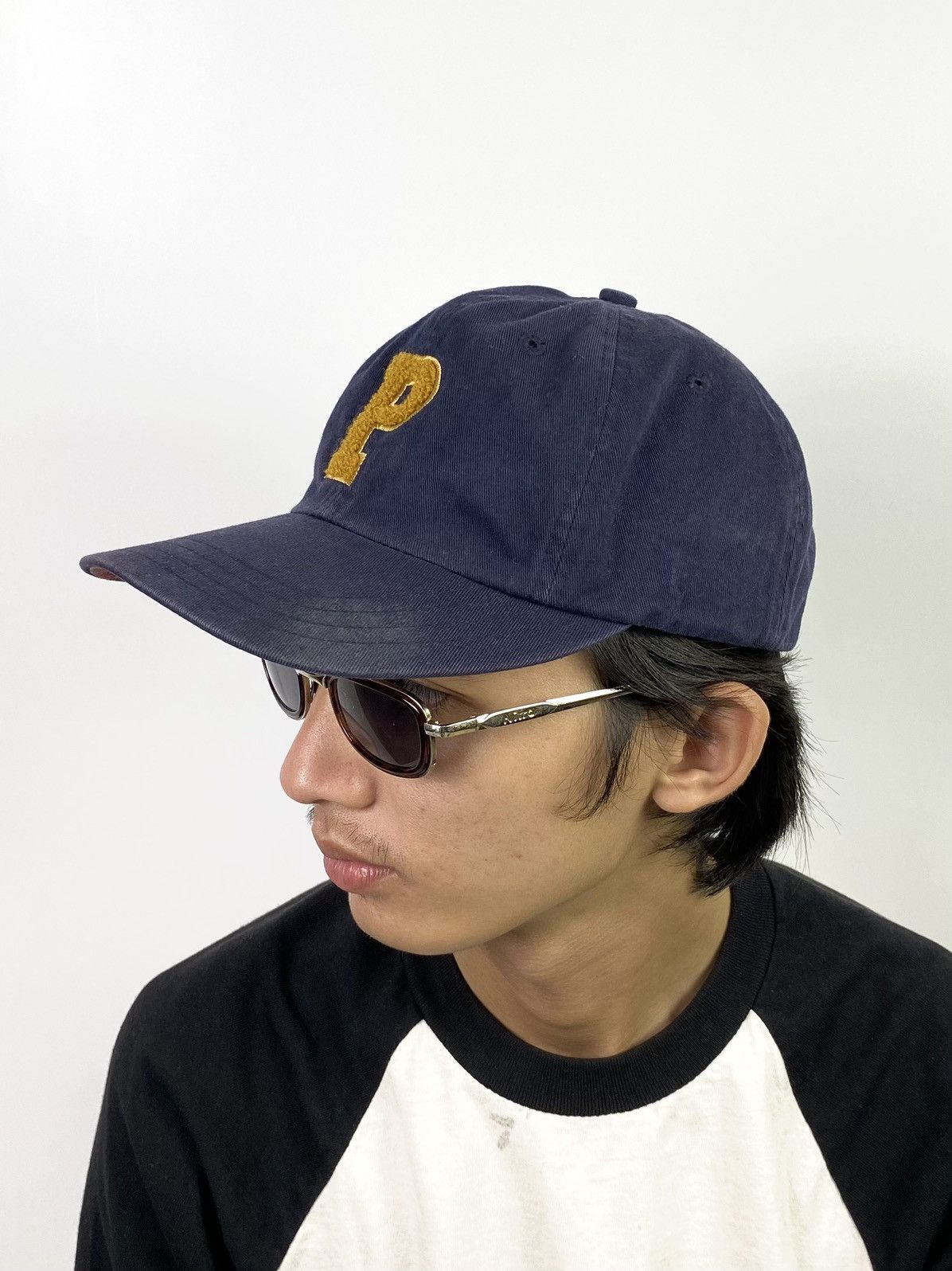 Polo Ralph Lauren × Ralph Lauren × Vintage vintage polo ralph lauren check hat " P " logo Size ONE SIZE - 3 Thumbnail