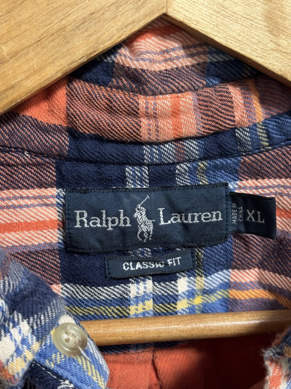 Polo Ralph Lauren Vintage Polo Ralph Lauren Flannel Button Up Shirt Checkered Size US XL / EU 56 / 4 - 5 Thumbnail
