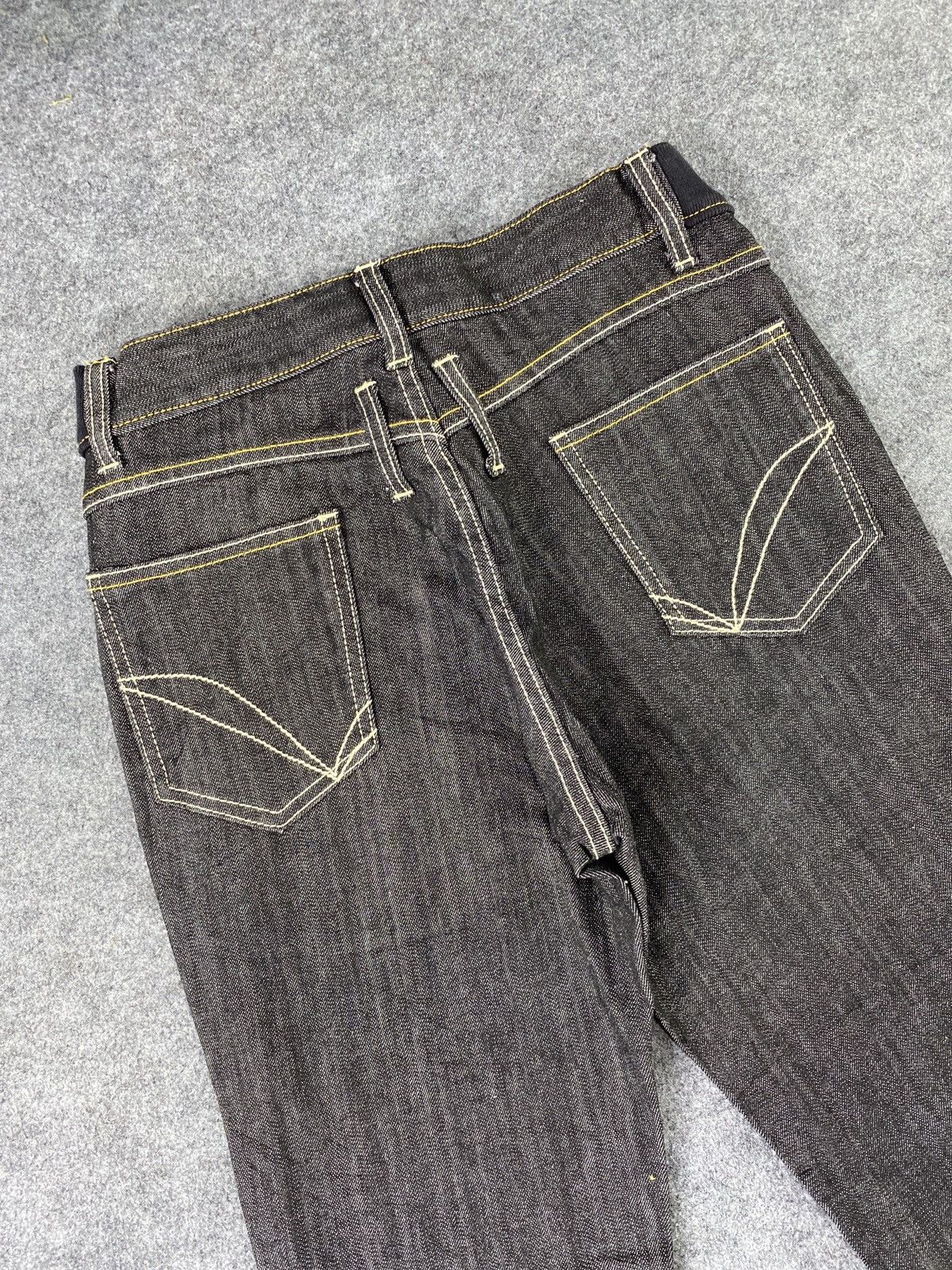 Japanese Brand × Jean Japanese Brand Bootcut Black Jeans - J1051 Size 26" / US 2 / IT 38 - 6 Thumbnail