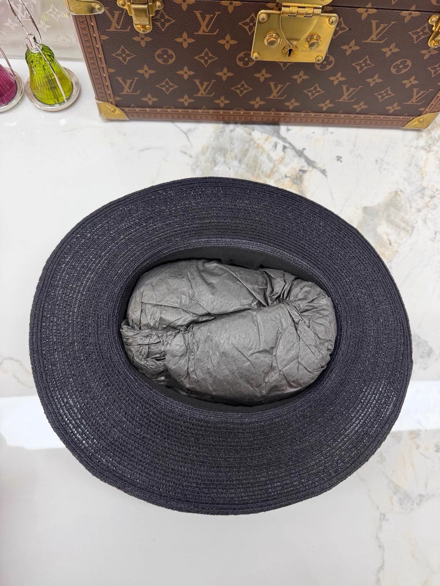 Dior Dior Woven Logo Straw Hat 99 New 57 High Retail Size ONE SIZE - 4 Thumbnail