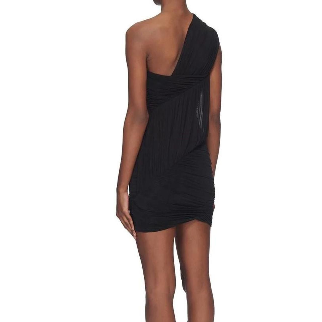 Rick Owens Rick Owens SS23 Draped One Shoulder Mini Dress Size S / US 4 / IT 40 - 2 Thumbnail
