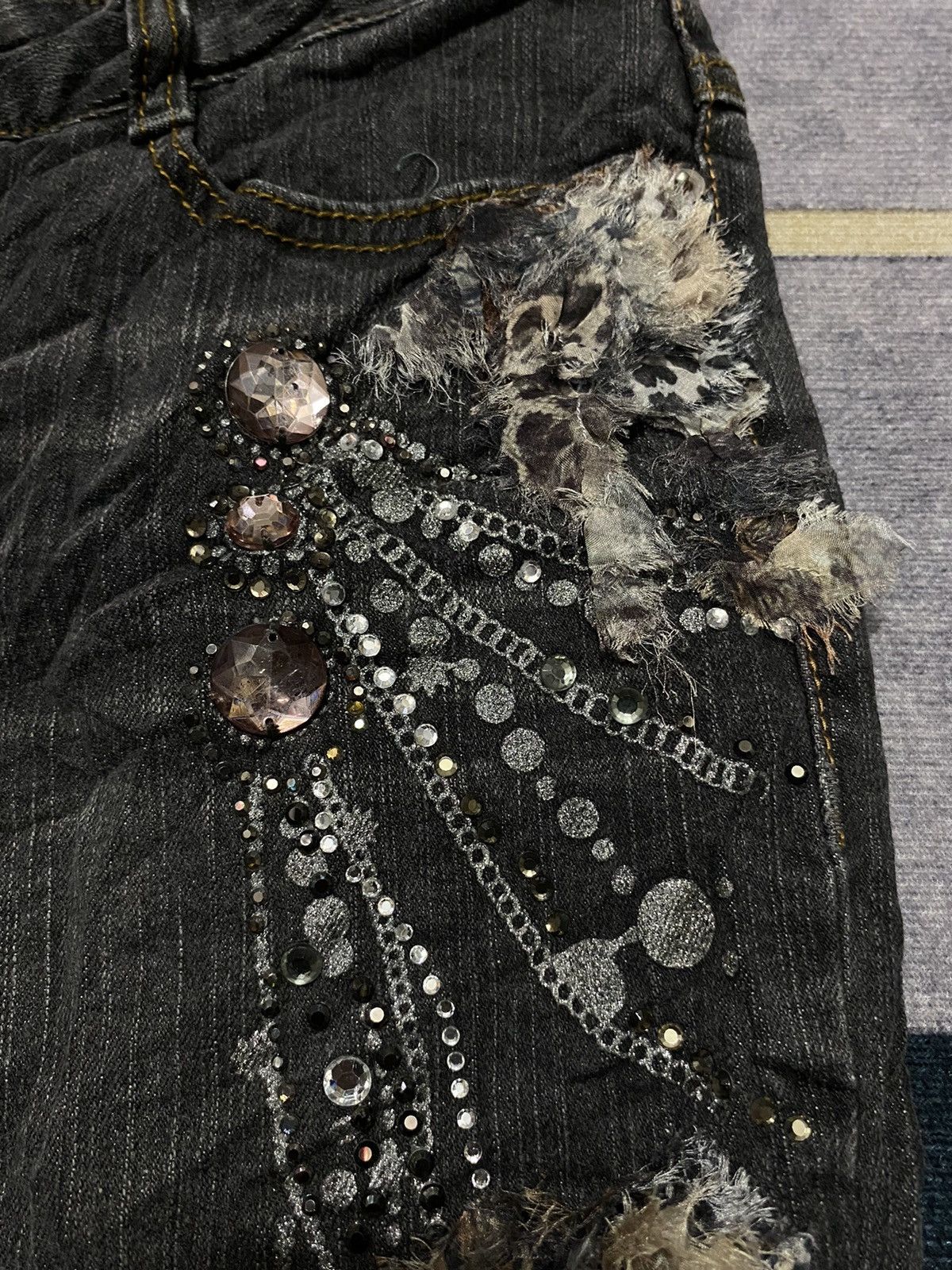 14th Addiction × Hysteric Glamour × If Six Was Nine IFSIXWASNINE STYLE DENIM PANTS Size US 30 / EU 46 - 6 Thumbnail