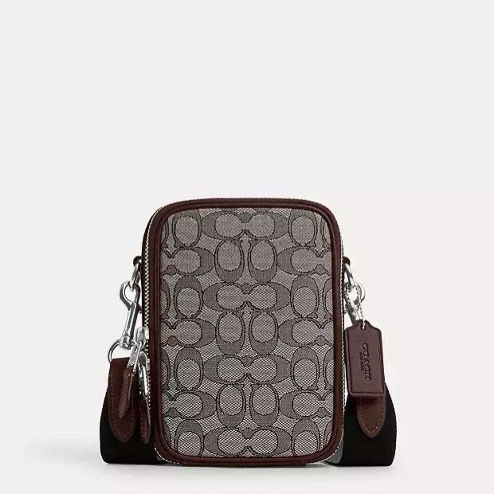 Coach NWT Coach Men's Stanton Crossbody Silver/Oak/Maple CH097 Size ONE SIZE - 6 Thumbnail