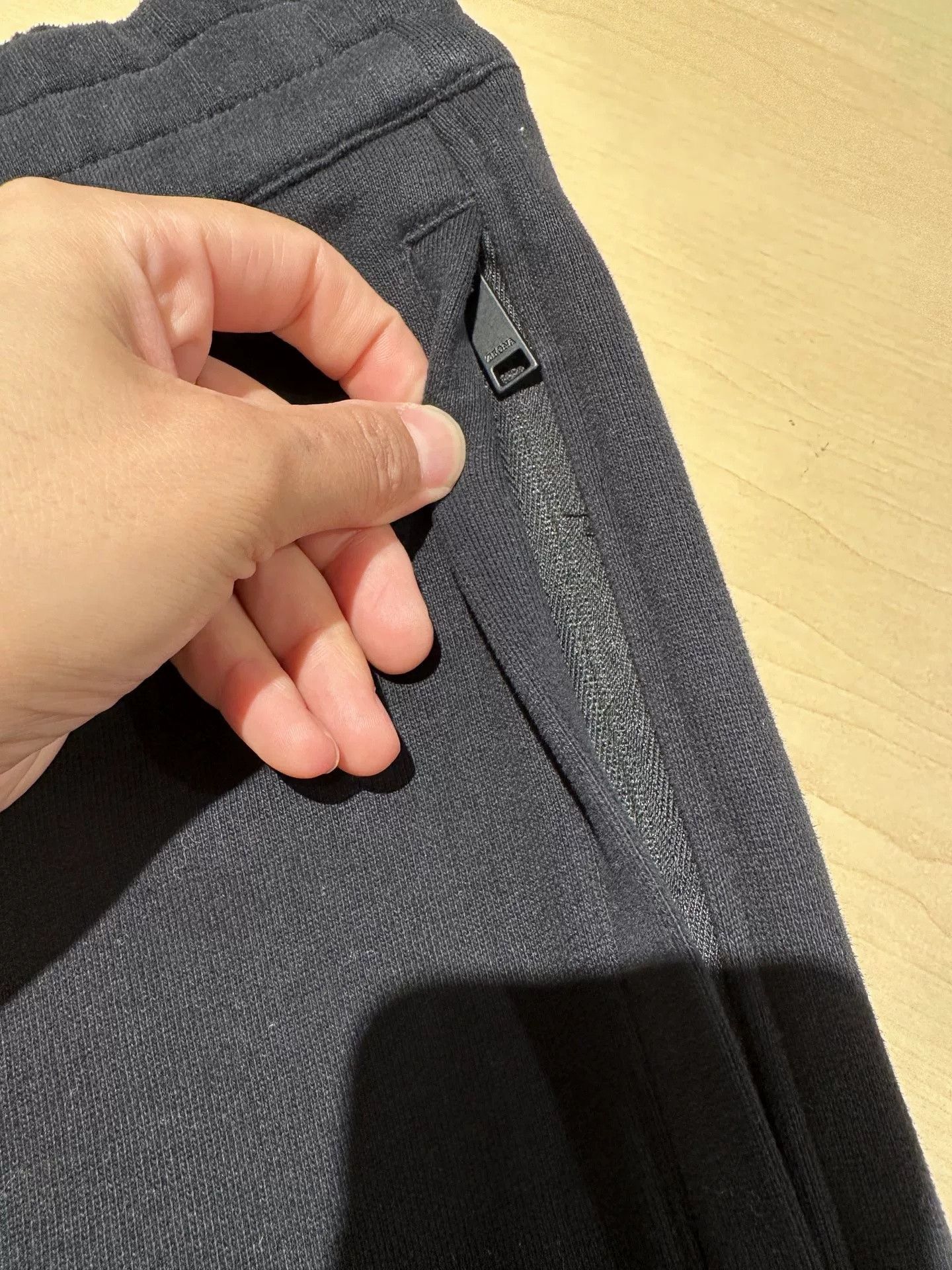 Ermenegildo Zegna Zegna Men's Black Winter Sweatpants Size US 36 / EU 52 - 4 Thumbnail