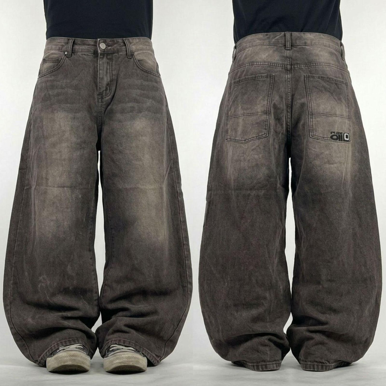 JNCO × Southpole × Vintage Southpole Faded Y2K Baggy Jeans Wide