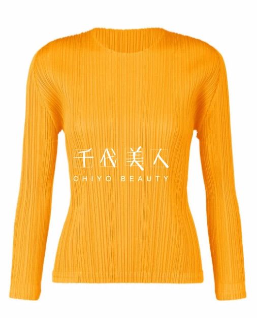 Issey Miyake issey miyake size:3 Orange pleated coat 2506-Nextarrow Size XXS / US 00 / IT 34 - 1 Thumbnail