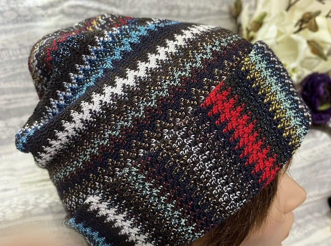 Missoni Missoni Striped Colorful Beanie Cap Size ONE SIZE - 4 Thumbnail