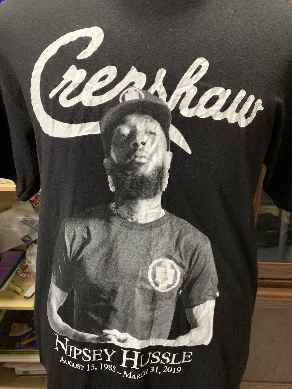 Rap Tees NIPSEY HUSSLE BLACK TEE Size US M / EU 48-50 / 2 - 2 Thumbnail