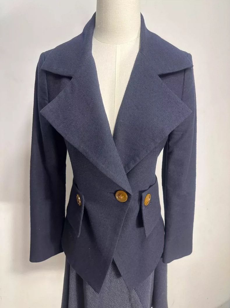 Vivienne Westwood Vivienne Westwood A Tibetan blue double coat Size M / US 6-8 / IT 42-44 - 4 Thumbnail