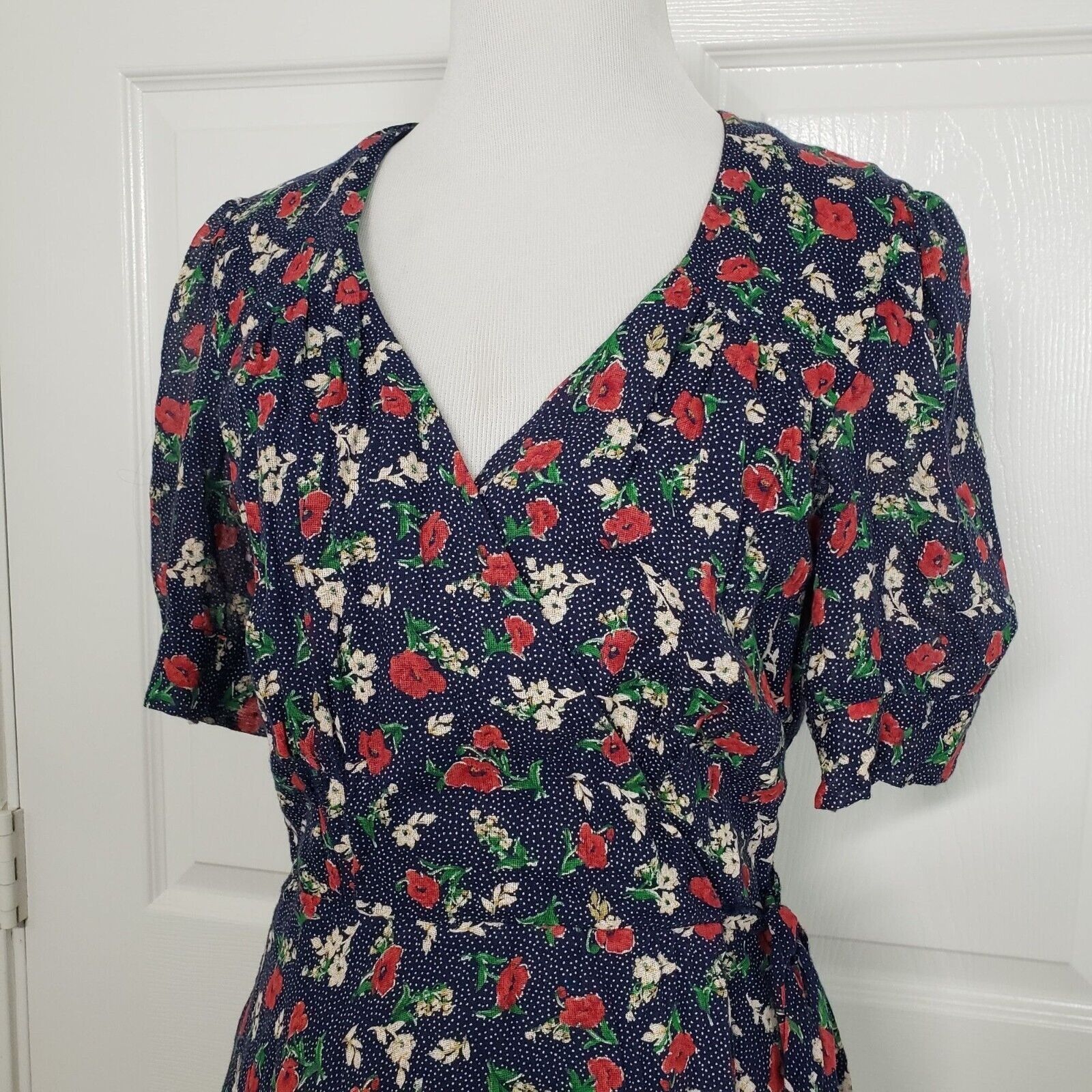 Ralph Lauren Denim & Supply Ralph Lauren Floral Wrap Dress Womens Size M Size M / US 6-8 / IT 42-44 - 2 Thumbnail