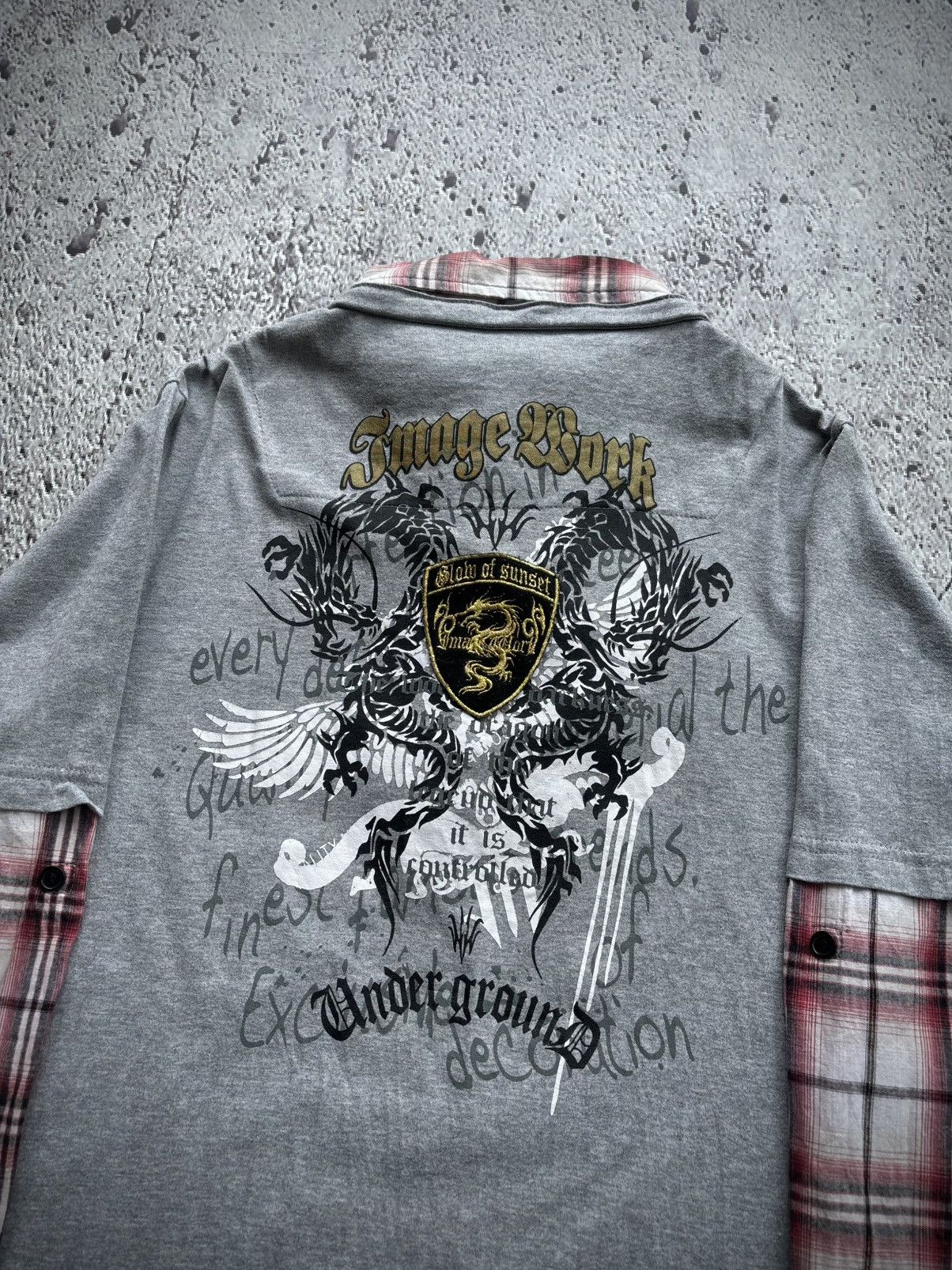 Hysteric Glamour Y2k Double layer Image work punk style shirt Size US M / EU 48-50 / 2 - 3 Thumbnail