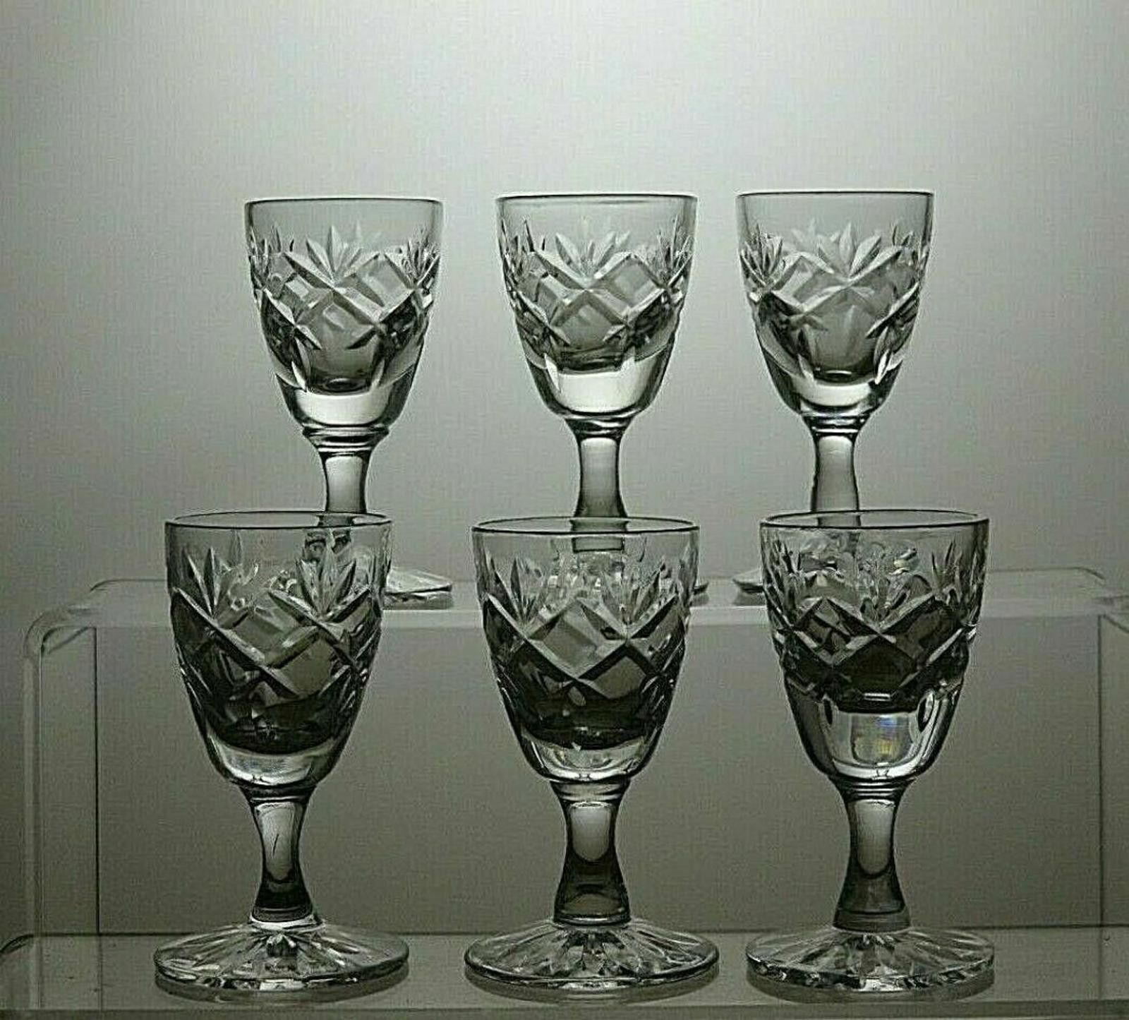 Other 6 xRoyal Doulton Crystal Prince Charles Cut Liqueur Glasses Size ONE SIZE - 2 Thumbnail