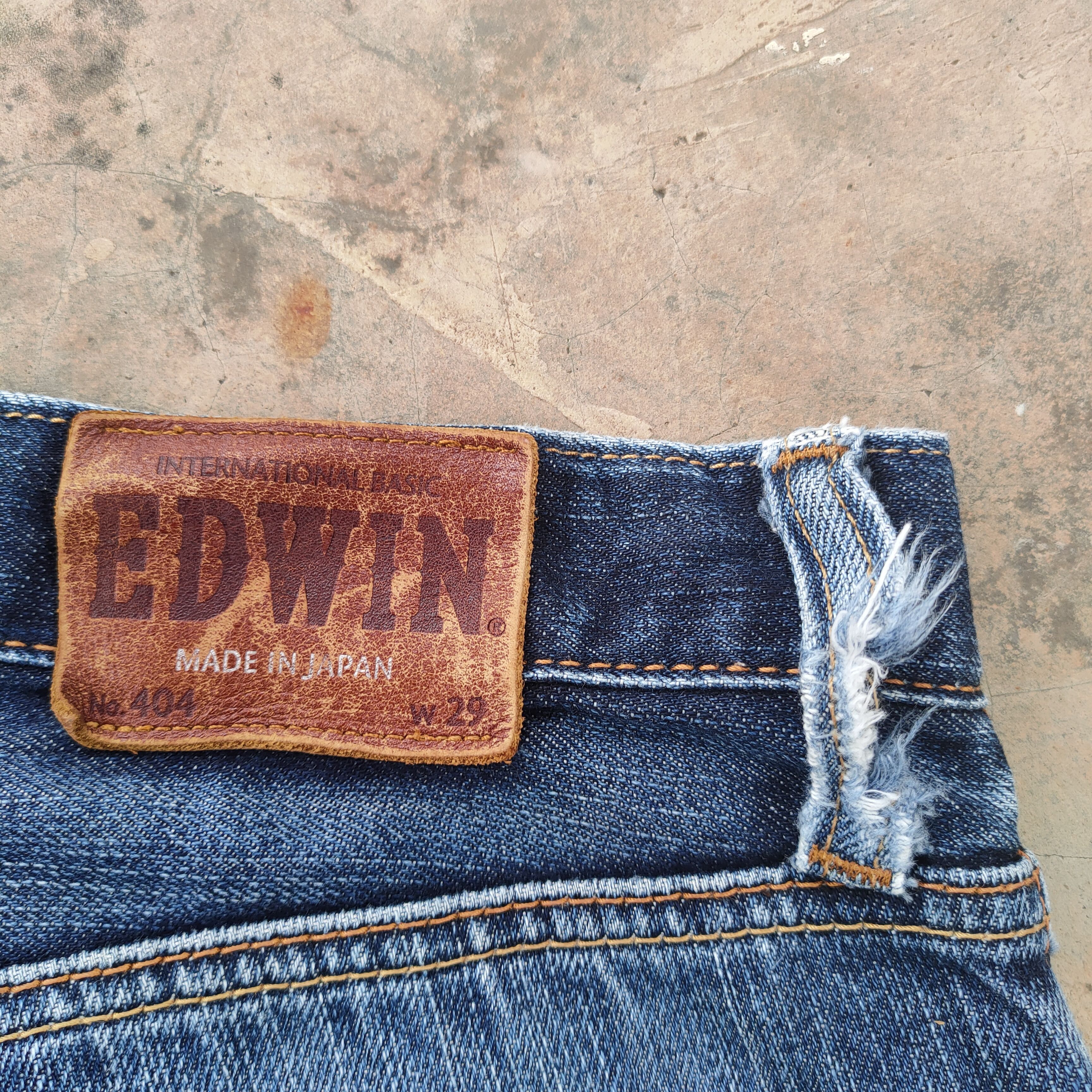 Edwin VINTAGE EDWIN FADED DISTRESSED JEANS DENIM PANTS Size US 32 / EU 48 - 14 Thumbnail