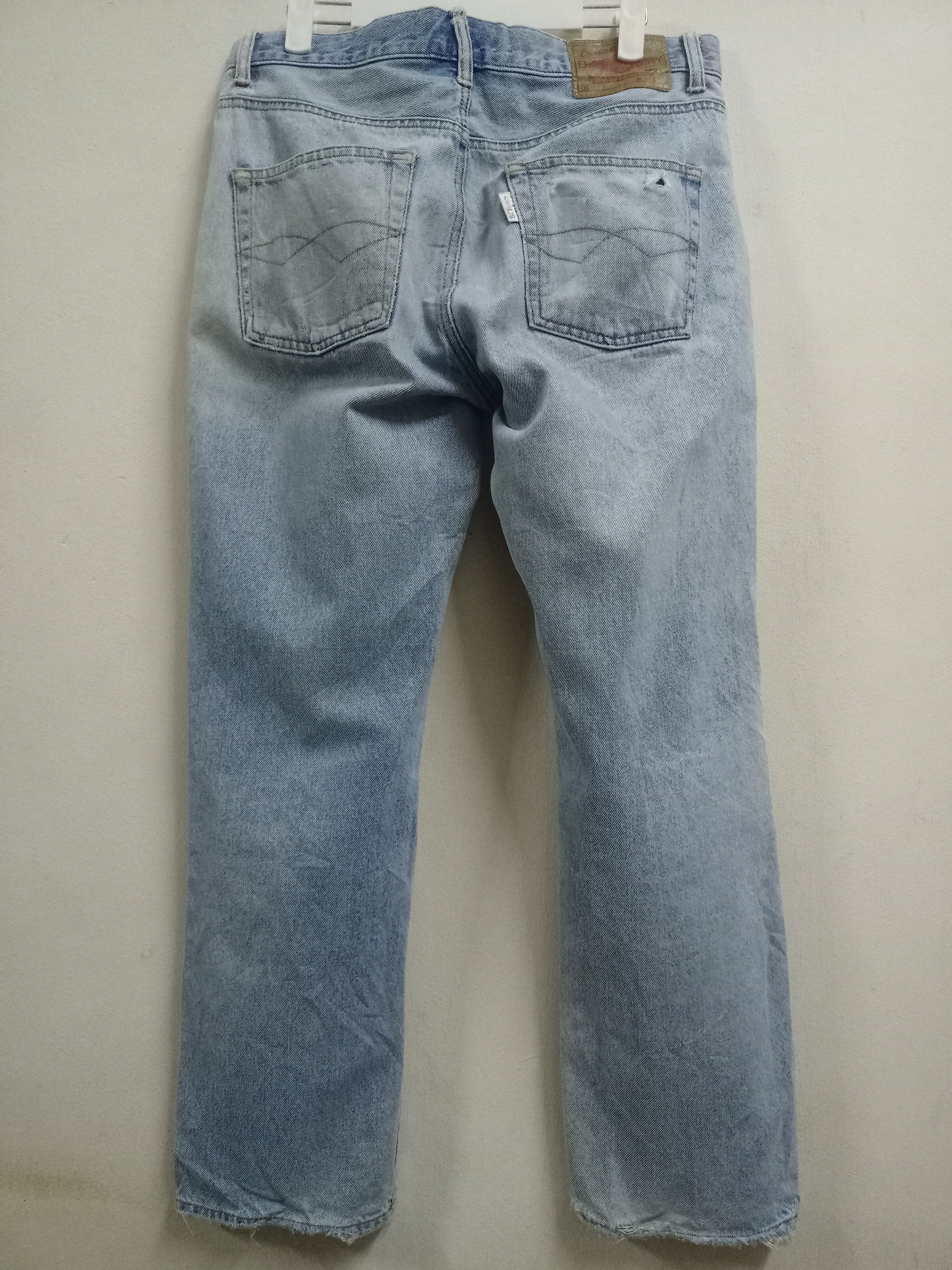 Japanese Brand Vintage Japanese Brand Distressed Loose Workwear Jeans Size US 31 - 2 Thumbnail